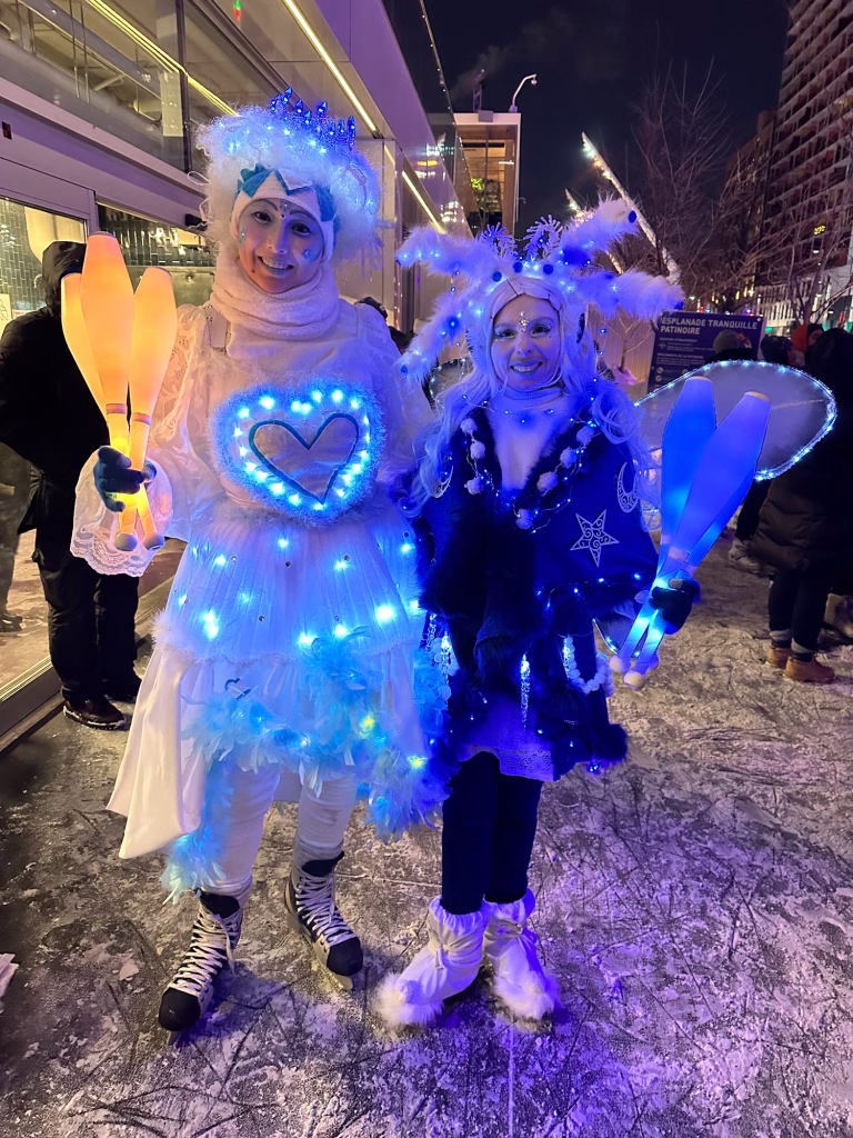 Stella et Givrette lumineuse